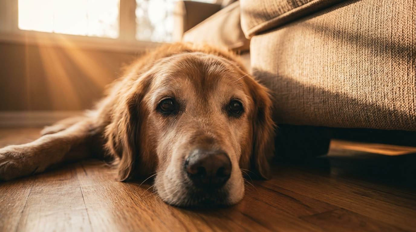 Senior Golden Retriever portrait